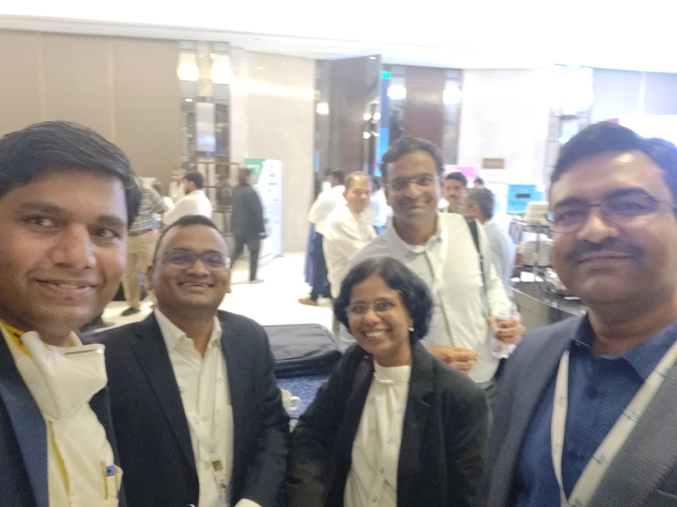 Dr Praveen Kammar with friends and colleagues at NATCON IASO 2022 - Madurai (3)